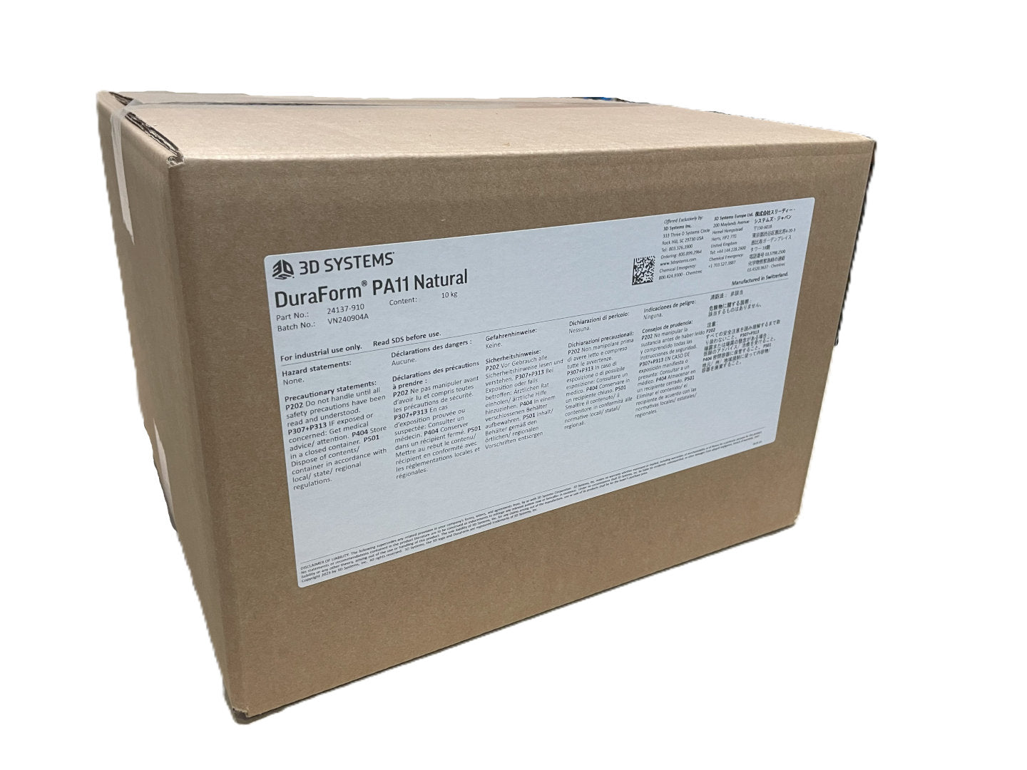 DuraForm PA11 Natural, 10 kg box