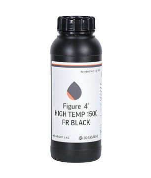 Resin, Figure 4 High Temp 150C FR Black, 1kg